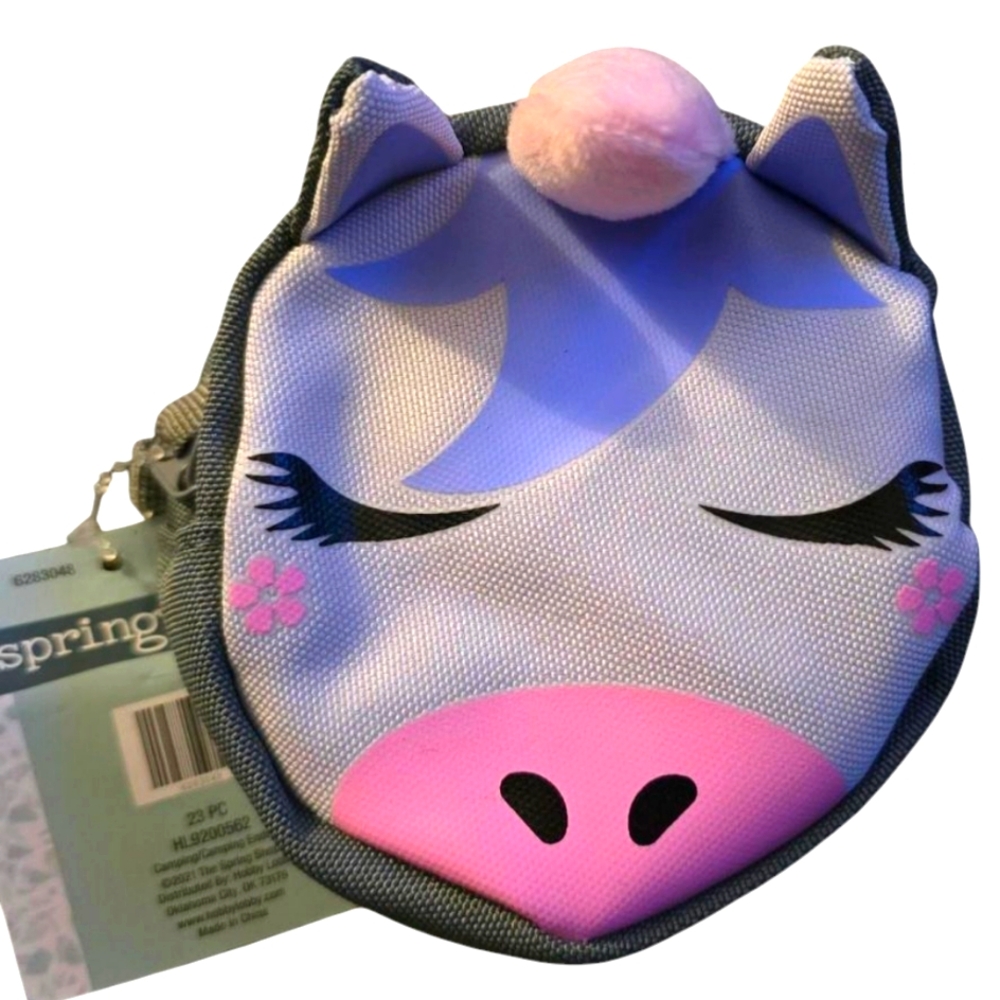 THE SPRING SHOP🦄 Cute Unicorn Grey and Pink Adventure Medical Kits Bag 23pcs
